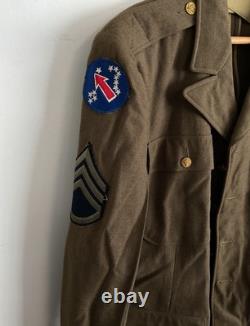 WWII U. S. Army Air Corps 20th Air Force Service Dress Jacket Sergeant