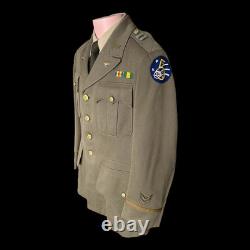 WWII U. S. Army Air Corps 5th Air Force Captain's Uniform Named with WWI Service