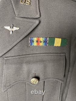 WWII U. S. Army Air Corps 5th Air Force Captain's Uniform Named with WWI Service