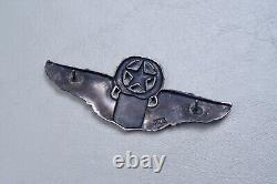 WWII U. S. Army Air Corps Command Pilot Wing by Josten Clutch Back, Sterling