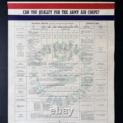 WWII U. S. Army Air Corps Keep'Em Flying Original 1941 Recruiting Poster