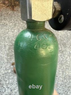 WWII U. S. Army Air Force Airforce Bailout Breathing Oxygen Bottle 42G7365 11-44