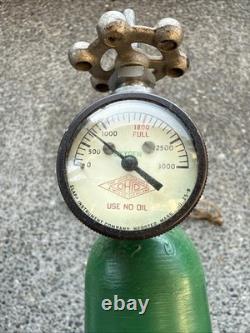 WWII U. S. Army Air Force Airforce Bailout Breathing Oxygen Bottle 42G7365 11-44