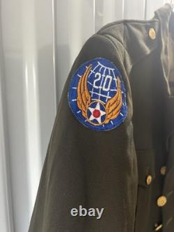 WWII U. S. Army Air Force Officer Belted Service Coat