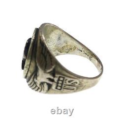 WWII U. S. Army Air Force Sterling Silver Pilots Ring Size 10.25