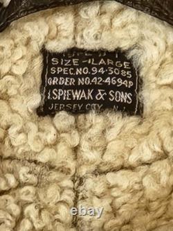 WWII U. S. Army Air Forces A-3 Shearling Flight Pants I. Spiewak & Sons Size