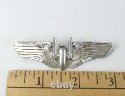 WWII U. S. Army Air Forces Aerial Gunner Wing 925 Sterling Silver Hat Pin