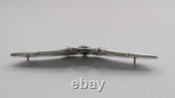 WWII U. S. Army Air Forces Aerial Gunner Wing 925 Sterling Silver Hat Pin