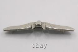 WWII U. S. Army Air Forces Aerial Gunner Wing 925 Sterling Silver Hat Pin