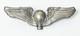 WWII U. S. Army Air Forces Balloon Pilot Wings Sterling Silver Parachute Badge