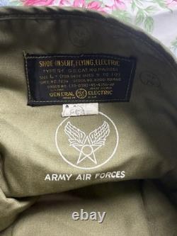 WWII U. S. Army Air Forces Electric Flying Boot Liners Type Q-1 Size L