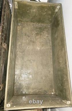 WWII U. S. Army Air Forces Equipment Shipping Trunk Spec No. 40340 Herkert