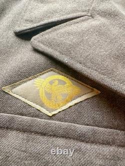 WWII U. S. Army Air Forces Named to PFC E. Vaux (Jacket. Flag. Musette Bag)