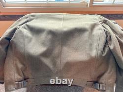 WWII U. S. Army Air Forces Named to PFC E. Vaux (Jacket. Flag. Musette Bag)