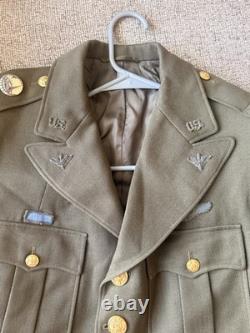 WWII U. S. Army Air Forces Officer Dress Uniform Jacket with Bullion Patch