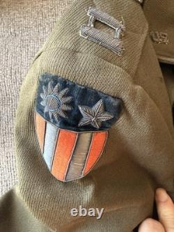 WWII U. S. Army Air Forces Officer Dress Uniform Jacket with Bullion Patch
