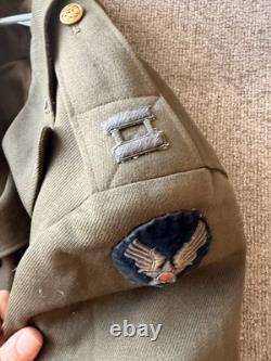 WWII U. S. Army Air Forces Officer Dress Uniform Jacket with Bullion Patch