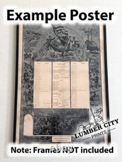 WWII U. S. Army Air Forces P-38 Lightning 1944 Production Poster Print Art