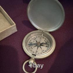 WWII U. S. Army Air Forces Pocket Compass- Longines-Wittnauer -1941 complete Box