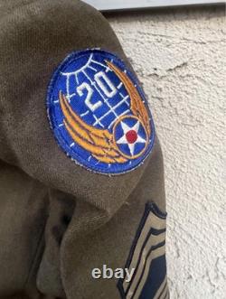 WWII U. S. Army Air Forces Sergeant Wool Service Coat 8th Air Force Patch, USAA