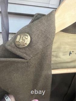 WWII U. S. Army Air Forces Sergeant Wool Service Coat 8th Air Force Patch, USAA