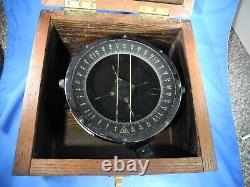 WWII U. S. Army Air corps type D-12 Aircraft Compass Bendix Aviation Co IN BOX