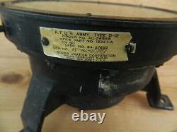 WWII U. S. Army Air corps type D-12 Aircraft compass Bendix Aviation co