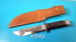 WWII U. S. Camillus Army Air Corps Commando Knife 2nd Variant + Sheath TR1413