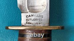 WWII U. S. Camillus Army Air Corps Commando Knife 2nd Variant + Sheath TR1413