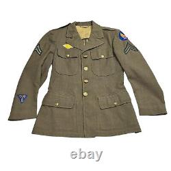 WWII Uniform Jacket Size 36R US Army Air Corps Air Force Radio Dispatch 1942
