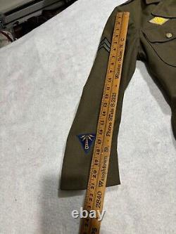 WWII Uniform Jacket Size 36R US Army Air Corps Air Force Radio Dispatch 1942