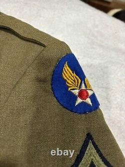 WWII Uniform Jacket Size 36R US Army Air Corps Air Force Radio Dispatch 1942