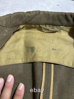 WWII Uniform Jacket Size 36R US Army Air Corps Air Force Radio Dispatch 1942
