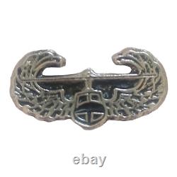 WWII Us Army Airborne Air Assault Badge Helicopter Wings Pewter Lapel Pin Rare