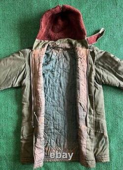 WWII VINTAGE SIZE 42 ARMY AIR CORPS TYPE B-9 FLIGHT JACKET PARKA USAAF 1940s
