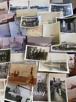 WWII Veteran Estate Photo Lot 35+ B-17 Bob Hope USO Show Navy Army Air Corps