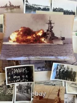 WWII Veteran Estate Photo Lot 35+ B-17 Bob Hope USO Show Navy Army Air Corps