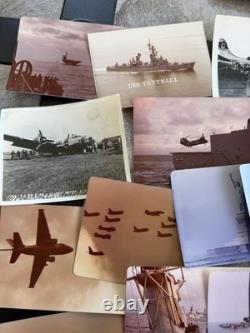 WWII Veteran Estate Photo Lot 35+ B-17 Bob Hope USO Show Navy Army Air Corps