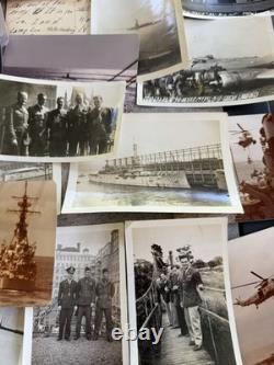 WWII Veteran Estate Photo Lot 35+ B-17 Bob Hope USO Show Navy Army Air Corps