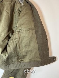 WWII Vintage 12th Army Air Force Staff Sergeant Uniform Dress Jacket 36L 1940s