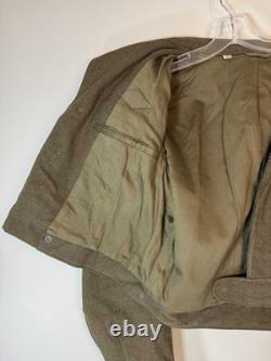 WWII Vintage 12th Army Air Force Staff Sergeant Uniform Dress Jacket 36L 1940s