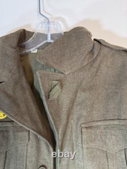 WWII Vintage 12th Army Air Force Staff Sergeant Uniform Dress Jacket 36L 1940s