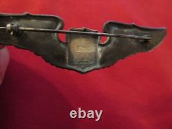 WWII WW2 3 US Army Air Force Sterling Service Pilot Wings