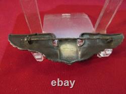 WWII WW2 3 US Army Air Force Sterling Service Pilot Wings