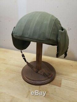 WWII / WW2 M4A2 Anti Flak Bomber Crew Army/ Air Corps Helmet