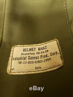 WWII / WW2 M4A2 Anti Flak Bomber Crew Army/ Air Corps Helmet