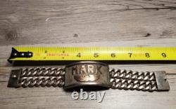 WWII WW2 Sterling Silver US Army Air Forces USAAF Sweetheart Bracelet 191 grams