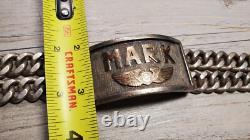 WWII WW2 Sterling Silver US Army Air Forces USAAF Sweetheart Bracelet 191 grams