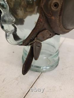 WWII WW2 US Army Air Force Type A-11 Leather Flight Helmet Cap Medium