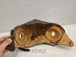 WWII WW2 US Army Air Force Type A-11 Leather Flight Helmet Cap Medium